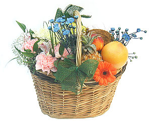  Basket of Fruits & Flowers