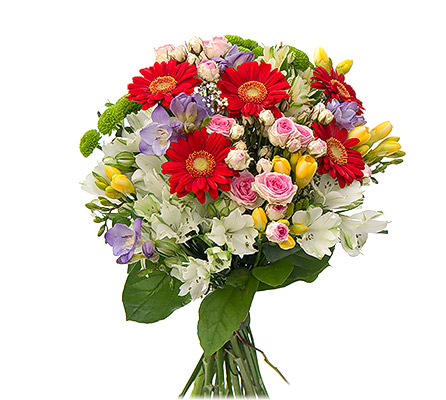 Mixed Bouquet with Freesias