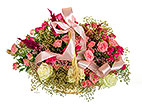 Pink Impressions Basket Extra