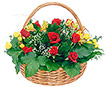 Basket with Roses