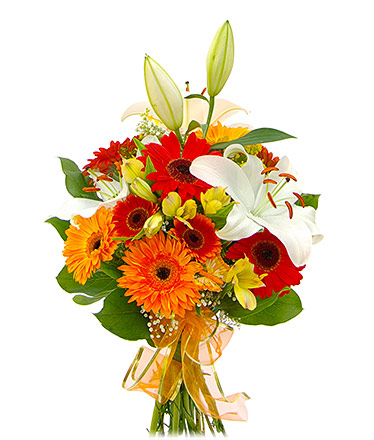 Colorful Bouquet with Lilies