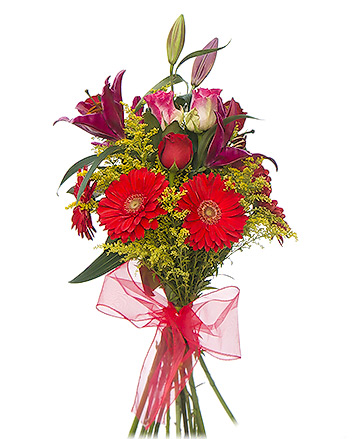 Lilie with Roses & Gerberas