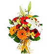 Colorful Bouquet with Lilies