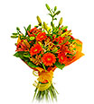 Orange Lilies & Gerberas