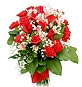 Veľká kytica ruží a alstromérií