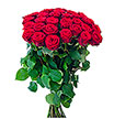 Veľká kytica červených ruží